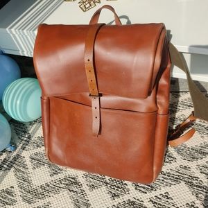 WP Standard Leather rolltop backpack bag